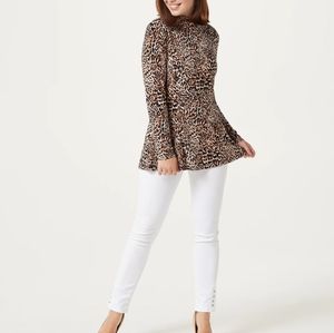Susan Graver Leopard Print Tunic